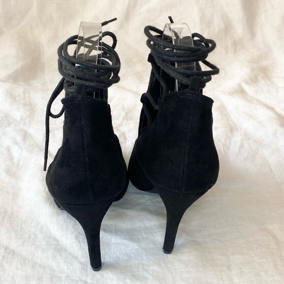 Qupid Lace-Up Heels - Picture 7 of 15